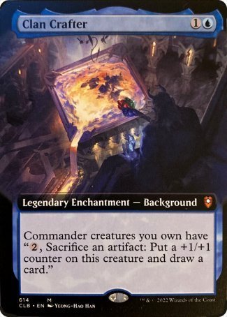 Clan Crafter (Extended Art) [Commander Legends: Battle for Baldur's Gate] | Jomio and Rueliete's Cards and Comics