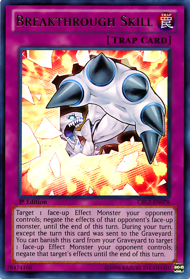 Breakthrough Skill [CBLZ-EN078] Ultra Rare | Jomio and Rueliete's Cards and Comics