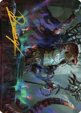 Sivriss, Nightmare Speaker Art Card (32) (Gold-Stamped Signature) [Commander Legends: Battle for Baldur's Gate Art Series] | Jomio and Rueliete's Cards and Comics