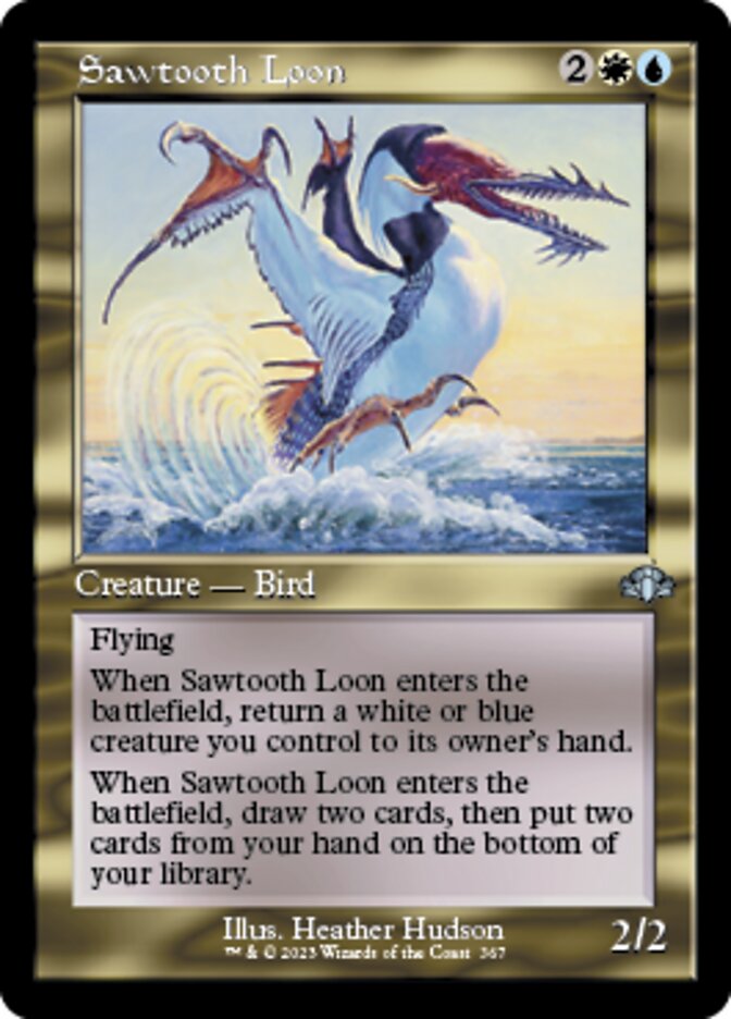 Sawtooth Loon (Retro) [Dominaria Remastered] | Jomio and Rueliete's Cards and Comics