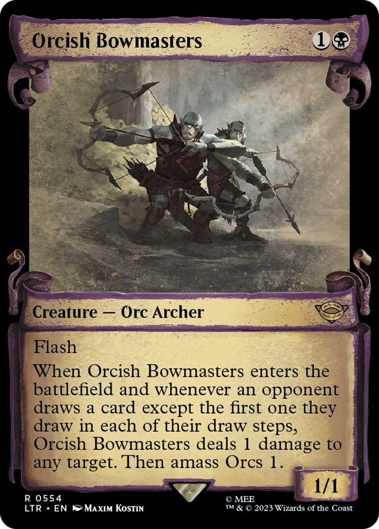 Orcish Bowmasters [The Lord of the Rings: Tales of Middle-Earth Showcase Scrolls] | Jomio and Rueliete's Cards and Comics