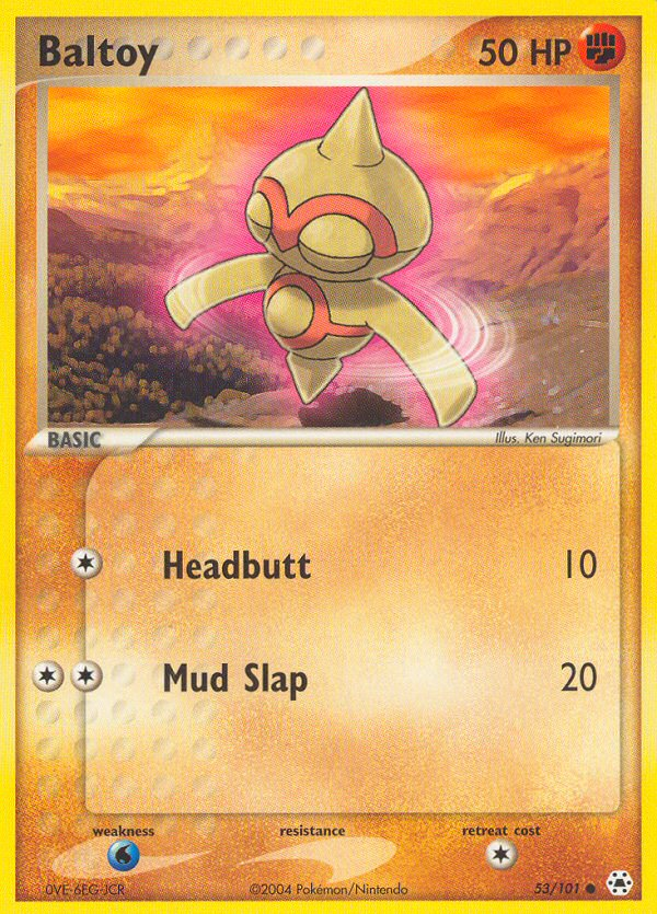Baltoy (53/101) [EX: Hidden Legends] | Jomio and Rueliete's Cards and Comics