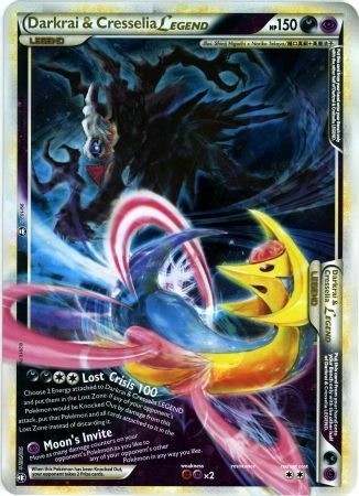 Darkrai & Cresselia LEGEND (99/102) (Jumbo Card) [HeartGold & SoulSilver: Triumphant] | Jomio and Rueliete's Cards and Comics