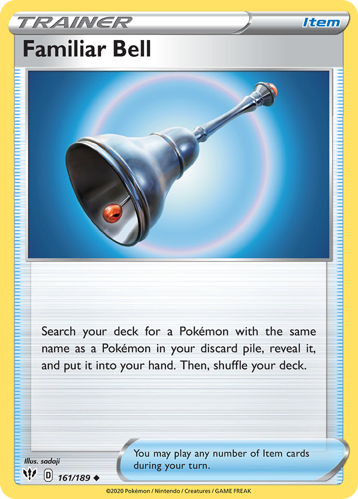 Familiar Bell (161/189) [Sword & Shield: Darkness Ablaze] | Jomio and Rueliete's Cards and Comics
