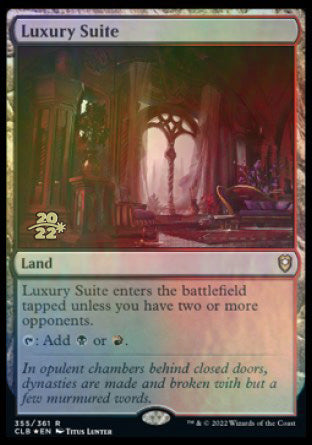 Luxury Suite [Commander Legends: Battle for Baldur's Gate Prerelease Promos] | Jomio and Rueliete's Cards and Comics