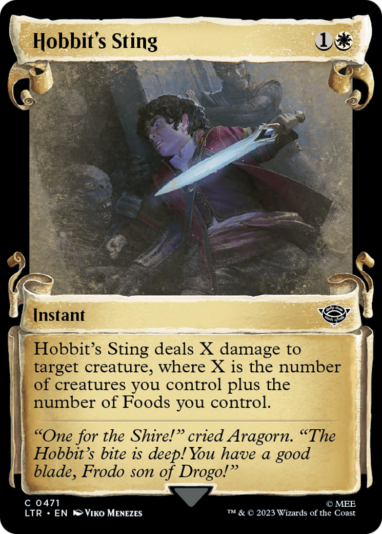 Hobbit's Sting [The Lord of the Rings: Tales of Middle-Earth Showcase Scrolls] | Jomio and Rueliete's Cards and Comics