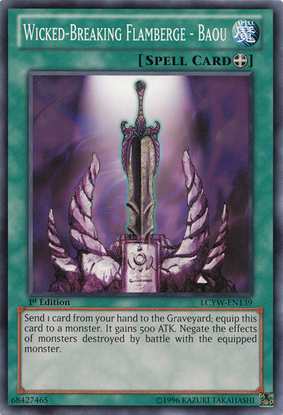 Wicked-Breaking Flamberge - Baou [LCYW-EN139] Common | Jomio and Rueliete's Cards and Comics