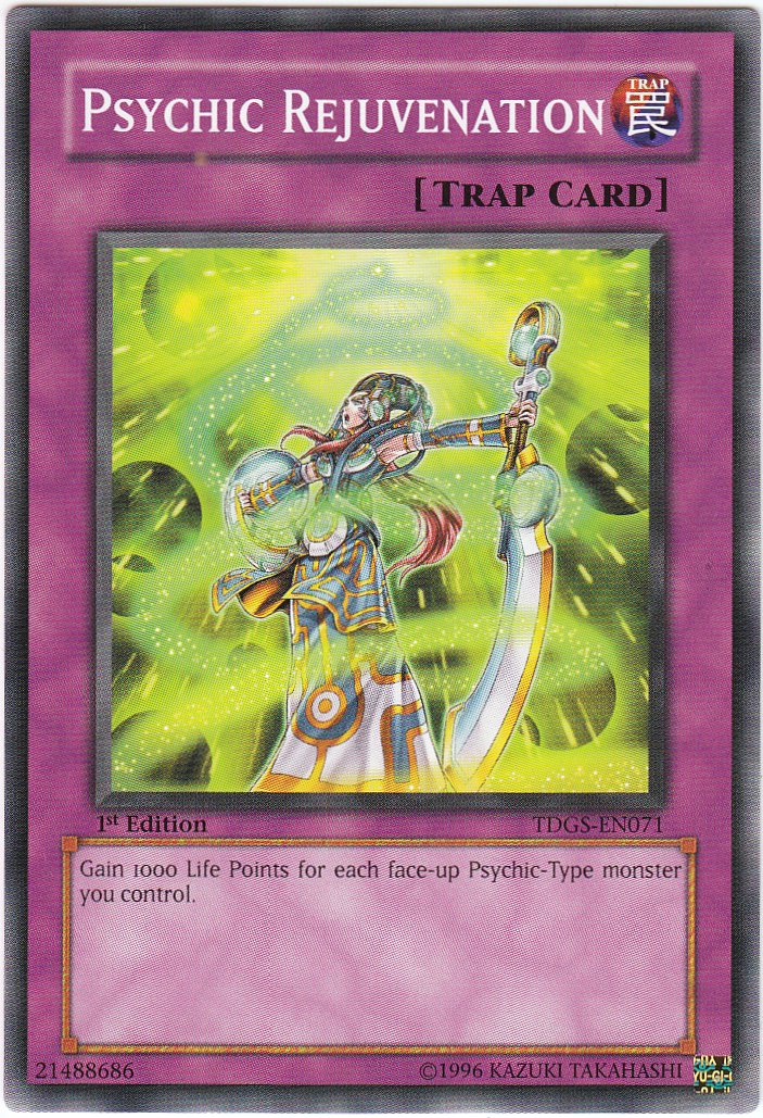 Psychic Rejuvenation [TDGS-EN071] Common | Jomio and Rueliete's Cards and Comics
