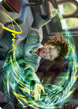 Eureka Moment Art Card (Gold-Stamped Signature) [Strixhaven: School of Mages Art Series] | Jomio and Rueliete's Cards and Comics