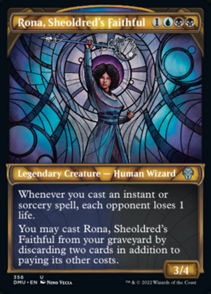 Rona, Sheoldred's Faithful (Showcase Textured) [Dominaria United] | Jomio and Rueliete's Cards and Comics
