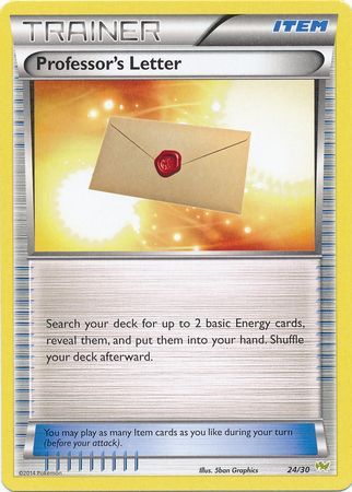 Professor's Letter (24/30) [XY: Trainer Kit - Noivern] | Jomio and Rueliete's Cards and Comics