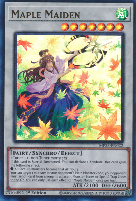 Maple Maiden [MP23-EN022] Ultra Rare | Jomio and Rueliete's Cards and Comics