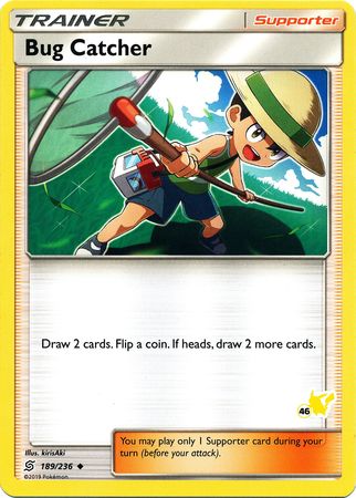 Bug Catcher (189/236) (Pikachu Stamp #46) [Battle Academy 2020] | Jomio and Rueliete's Cards and Comics