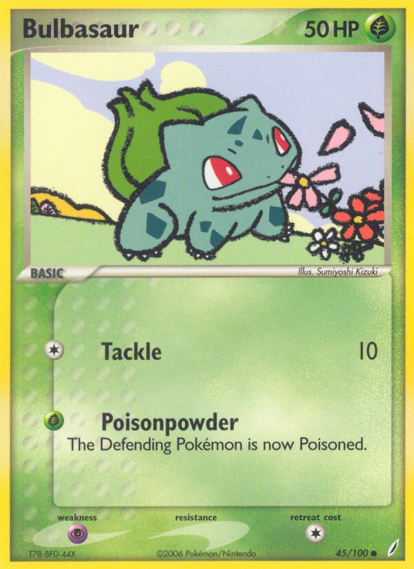 Bulbasaur (45/100) [EX: Crystal Guardians] | Jomio and Rueliete's Cards and Comics
