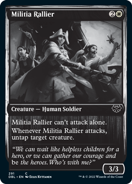 Militia Rallier [Innistrad: Double Feature] | Jomio and Rueliete's Cards and Comics
