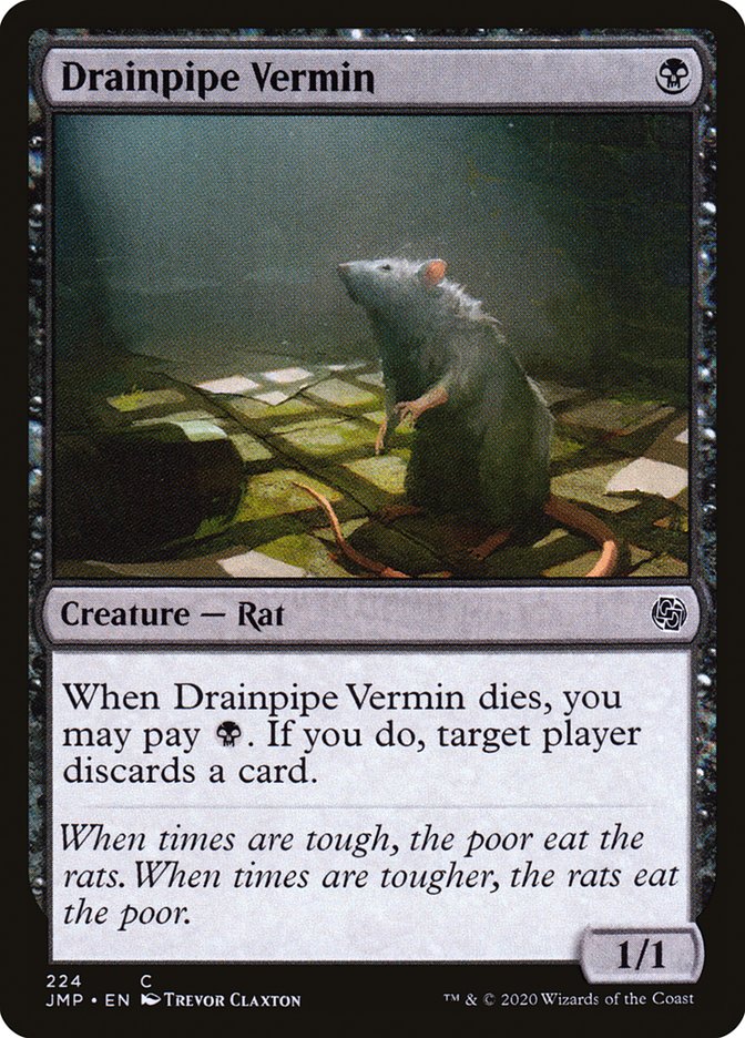 Drainpipe Vermin [Jumpstart] | Jomio and Rueliete's Cards and Comics