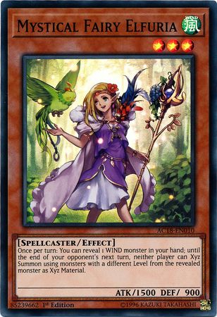 Mystical Fairy Elfuria [AC18-EN010] Super Rare | Jomio and Rueliete's Cards and Comics
