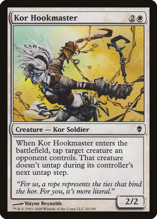 Kor Hookmaster [Zendikar] | Jomio and Rueliete's Cards and Comics