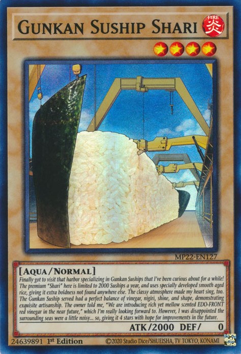 Gunkan Suship Shari [MP22-EN127] Super Rare | Jomio and Rueliete's Cards and Comics