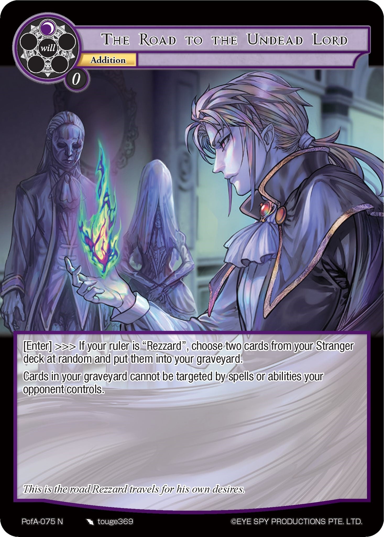 The Road to the Undead Lord (PofA-075) [Alice Origin IV: Prologue of Attoractia] | Jomio and Rueliete's Cards and Comics