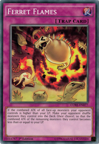 Ferret Flames [CORE-EN077] Common | Jomio and Rueliete's Cards and Comics