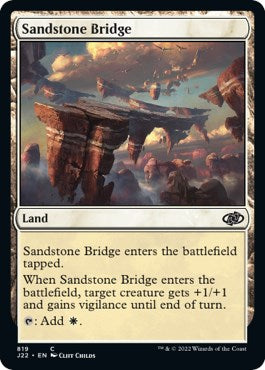 Sandstone Bridge [Jumpstart 2022] | Jomio and Rueliete's Cards and Comics