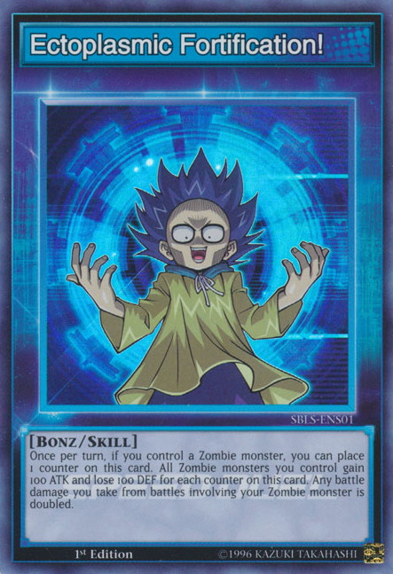 Ectoplasmic Fortification! [SBLS-ENS01] Super Rare | Jomio and Rueliete's Cards and Comics