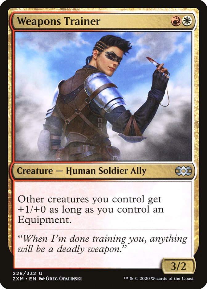 Weapons Trainer [Double Masters] | Jomio and Rueliete's Cards and Comics