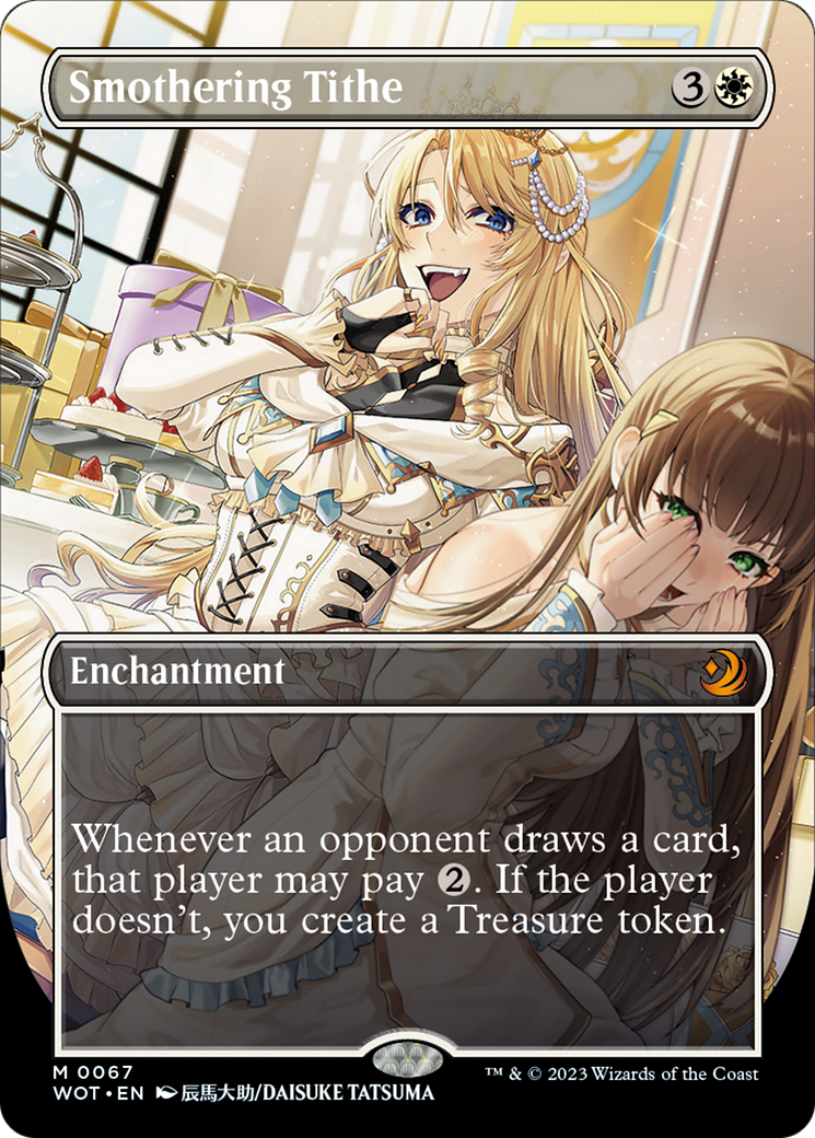 Smothering Tithe (Anime Borderless) [Wilds of Eldraine: Enchanting Tales] | Jomio and Rueliete's Cards and Comics