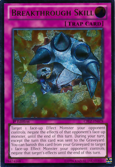 Breakthrough Skill (UTR) [CBLZ-EN078] Ultimate Rare | Jomio and Rueliete's Cards and Comics