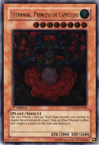 Tytannial, Princess of Camellias (UTR) [CSOC-EN029] Ultimate Rare | Jomio and Rueliete's Cards and Comics