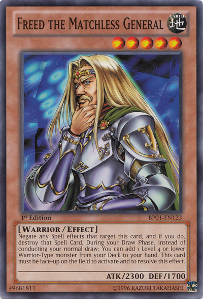 Freed the Matchless General [BP01-EN123] Common | Jomio and Rueliete's Cards and Comics