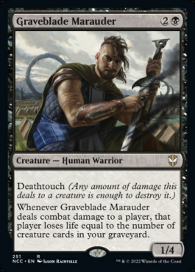 Graveblade Marauder [Streets of New Capenna Commander] | Jomio and Rueliete's Cards and Comics