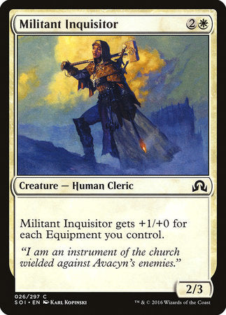 Militant Inquisitor [Shadows over Innistrad] | Jomio and Rueliete's Cards and Comics