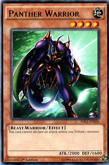 Panther Warrior [MIL1-EN036] Rare | Jomio and Rueliete's Cards and Comics