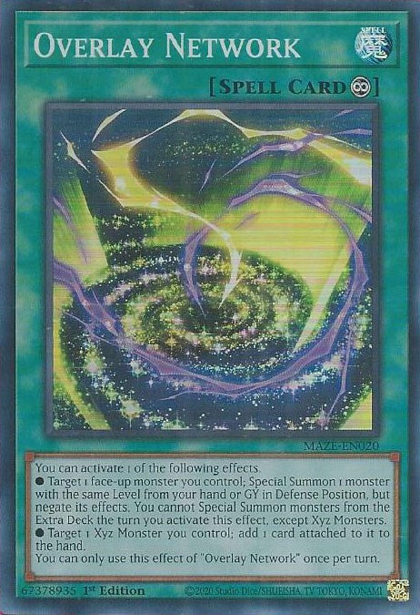 Overlay Network [MAZE-EN020] Super Rare | Jomio and Rueliete's Cards and Comics