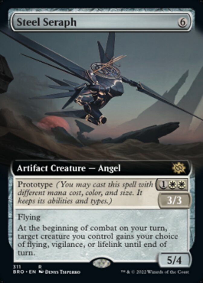 Steel Seraph (Extended Art) [The Brothers' War] | Jomio and Rueliete's Cards and Comics