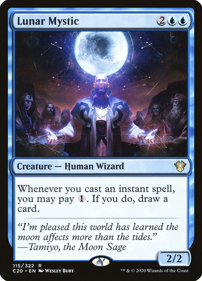 Lunar Mystic [Commander 2020] | Jomio and Rueliete's Cards and Comics