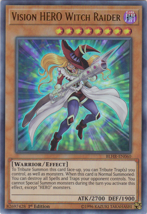 Vision HERO Witch Raider [BLHR-EN060] Ultra Rare | Jomio and Rueliete's Cards and Comics