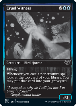 Cruel Witness [Innistrad: Double Feature] | Jomio and Rueliete's Cards and Comics