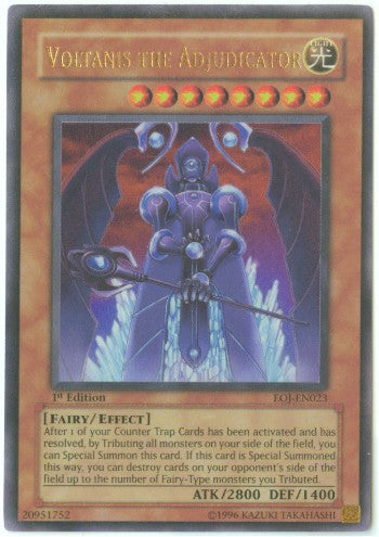 Voltanis the Adjudicator [EOJ-EN023] Ultra Rare | Jomio and Rueliete's Cards and Comics