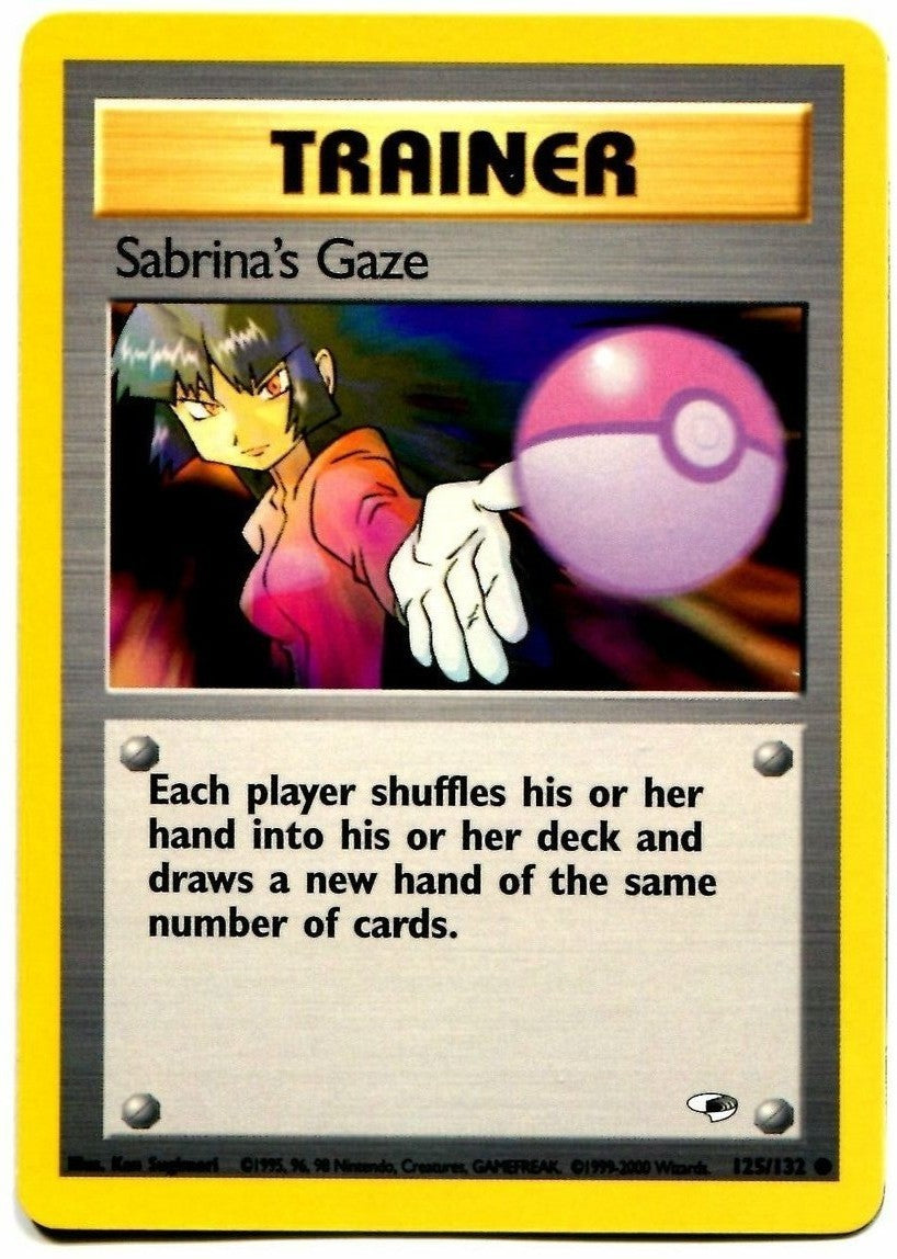 Sabrina's Gaze (125/132) [Gym Heroes Unlimited] | Jomio and Rueliete's Cards and Comics
