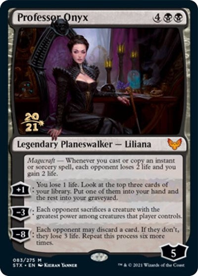 Professor Onyx [Strixhaven: School of Mages Prerelease Promos] | Jomio and Rueliete's Cards and Comics