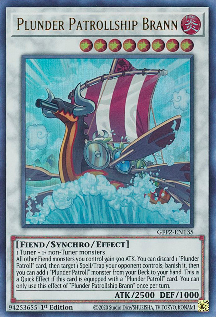 Plunder Patrollship Brann [GFP2-EN135] Ultra Rare | Jomio and Rueliete's Cards and Comics