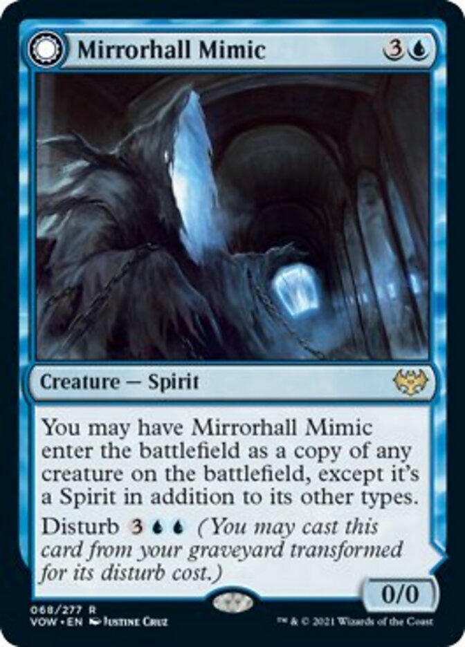 Mirrorhall Mimic // Ghastly Mimicry [Innistrad: Crimson Vow] | Jomio and Rueliete's Cards and Comics