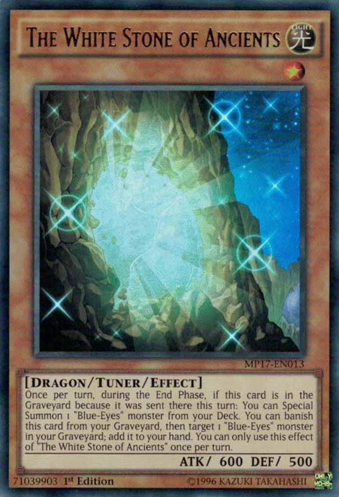The White Stone of Ancients [MP17-EN013] Ultra Rare | Jomio and Rueliete's Cards and Comics