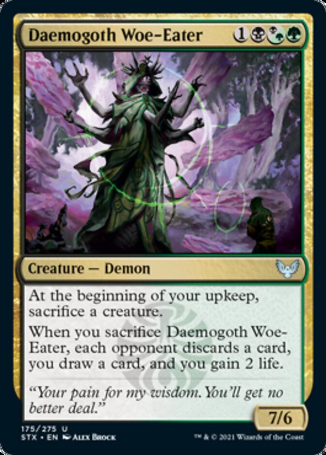 Daemogoth Woe-Eater [Strixhaven: School of Mages] | Jomio and Rueliete's Cards and Comics