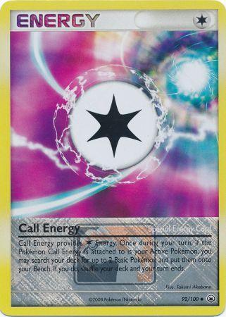 Call Energy (92/100) (League Promo) [Diamond & Pearl: Majestic Dawn] | Jomio and Rueliete's Cards and Comics