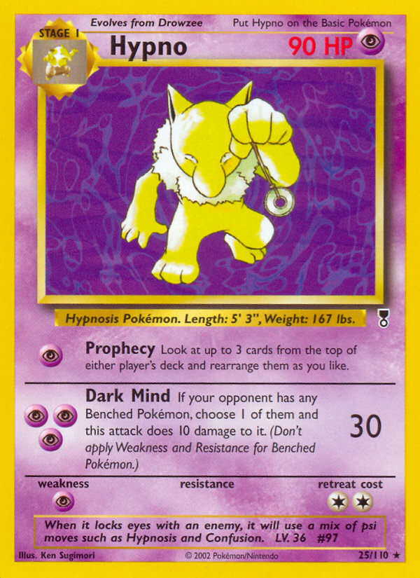 Hypno (25/110) [Legendary Collection] | Jomio and Rueliete's Cards and Comics