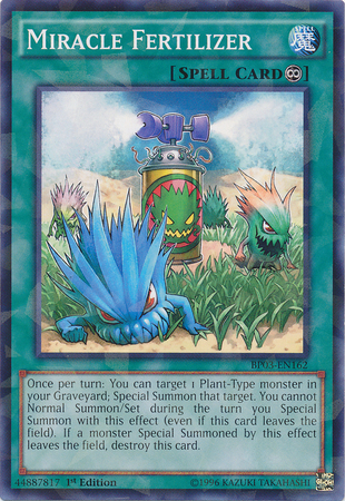 Miracle Fertilizer (Shatterfoil) [BP03-EN162] Common | Jomio and Rueliete's Cards and Comics